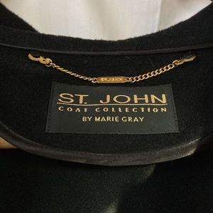 St John’ cashmere and wool cape